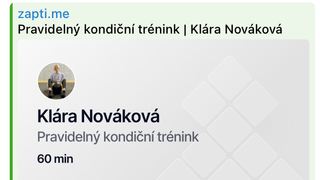 Náhled na událost v aplikaci Telegram Náhled na událost v aplikaci Telegram