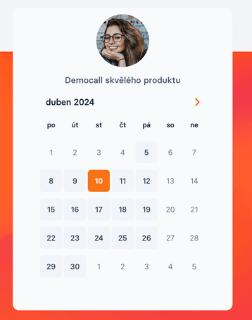 Rezervace demo hovoru v Zaptime na mobilu